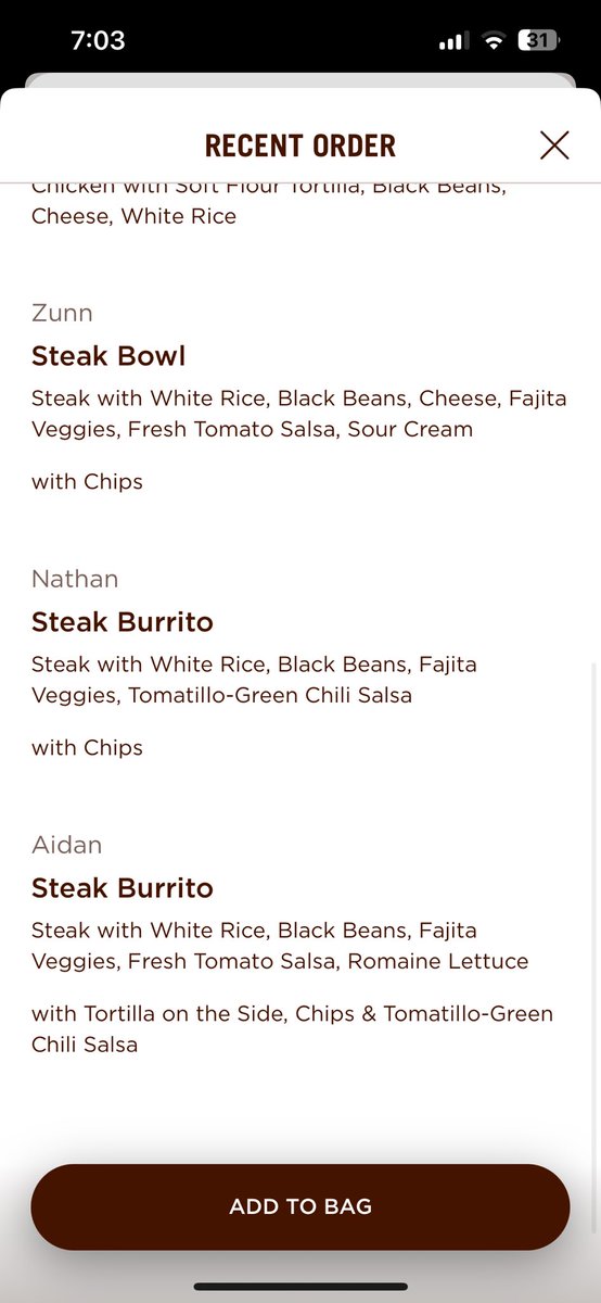 rburke44's tweet photo. @ChipotleTweets tonight the Chipotlane at was CHIPOTLAME! Every meal wrong….misplaced tags on foods…my wife actually had to go inside the restaurant to redo the entire order. We appreciate the manager on duty trying to explain the importance of customer service to the staff! https://t.co/8QFR66VhTZ
