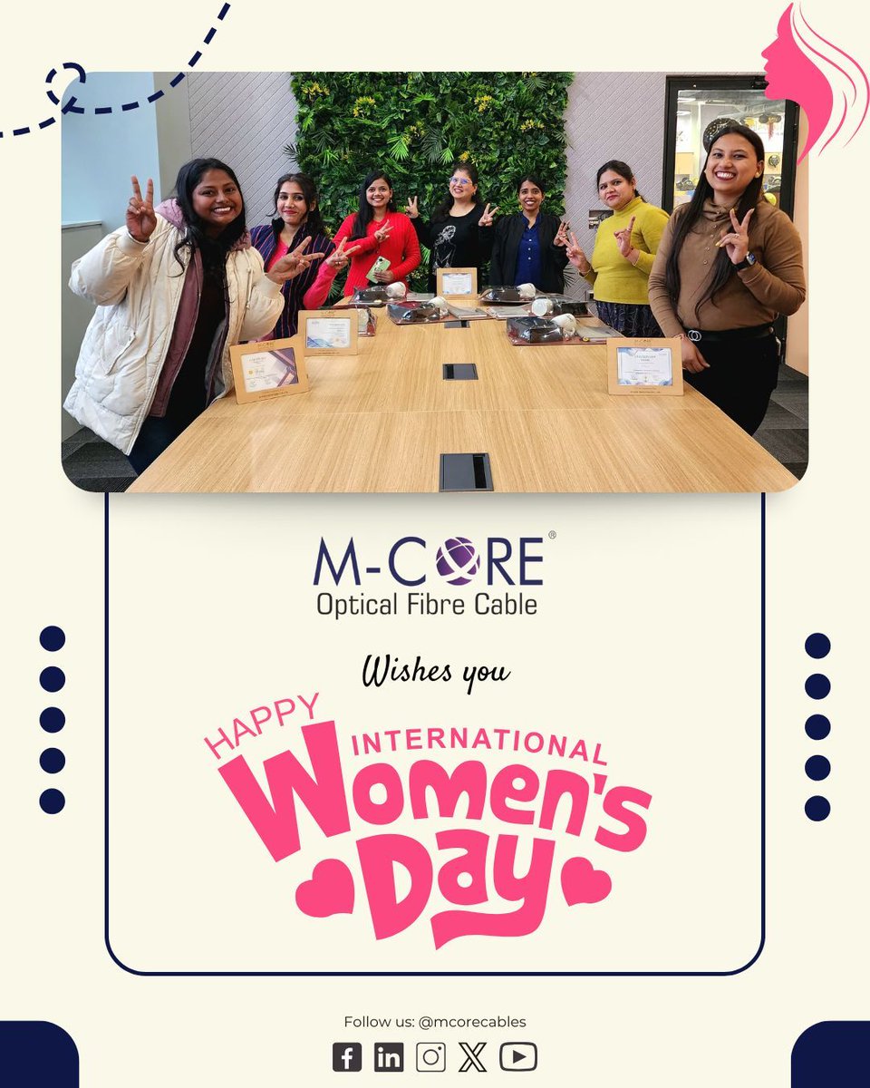 mcorecables's tweet photo. Women have proven time and again that they are equal to men in every aspect. Let’s continue to empower each other. 

Happy International Women’s Day 2024!

#internationalwomenday #8thmarchwomensday #womensday2024 https://t.co/EKTRMuSnHD