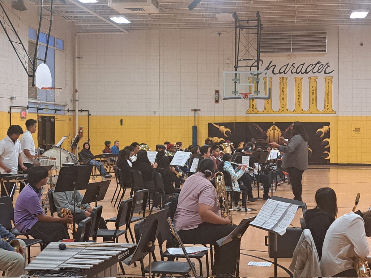 Great performance by our Falcons! Mr. Yordy has our students ready to play at every concert. Go Falcons!
