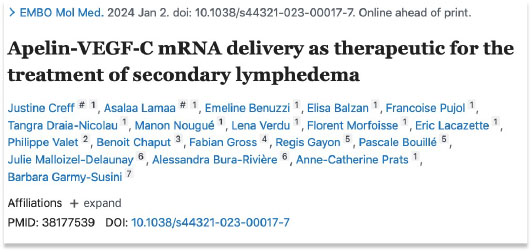 theralymph's tweet photo. Proud to present the preclinical study in Embo Molecular Medicine before launching the clinical trial https://t.co/Kb6LyokLDA
