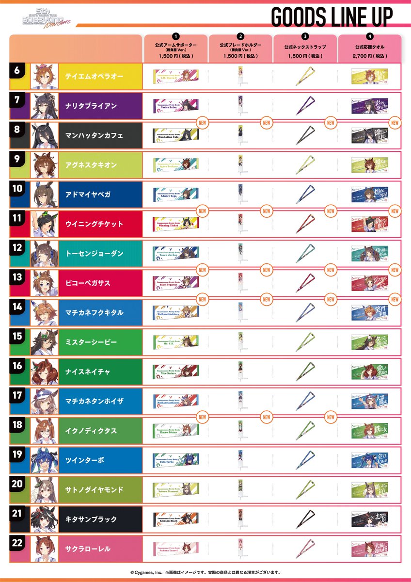 5th EVENTグッズ情報！】 3月22日(金)、23日(土)に開催予定の5th EVENT