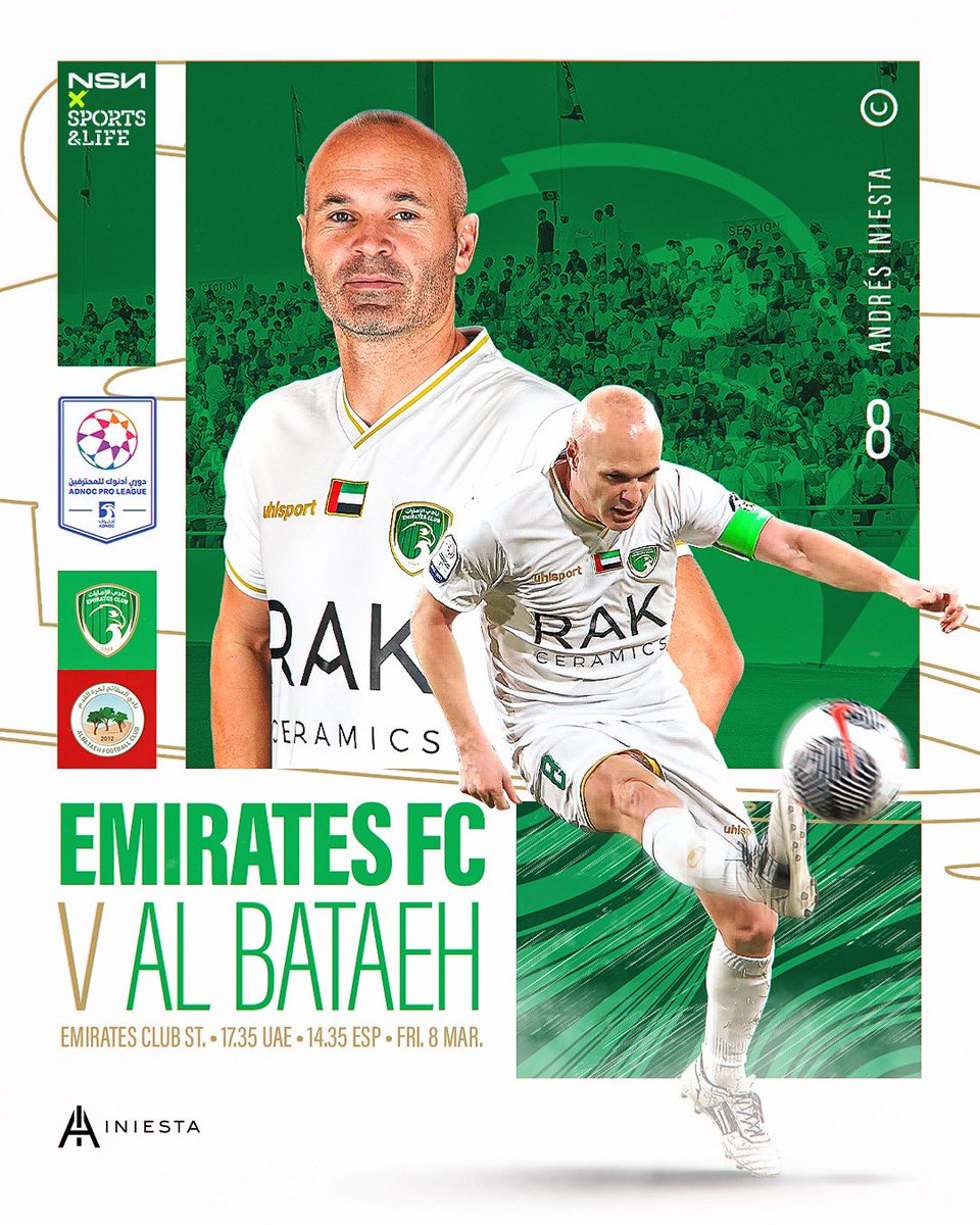 Vamos @Emirates_FC! 💚🤍