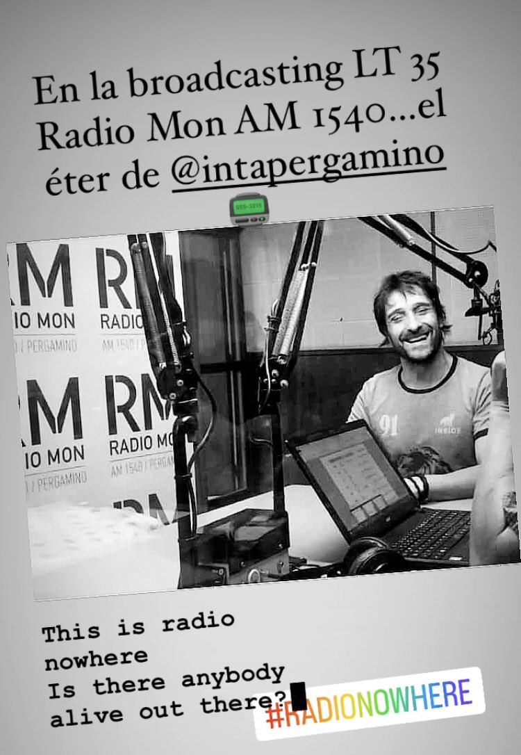 Haciendo uso del éter …. 📻