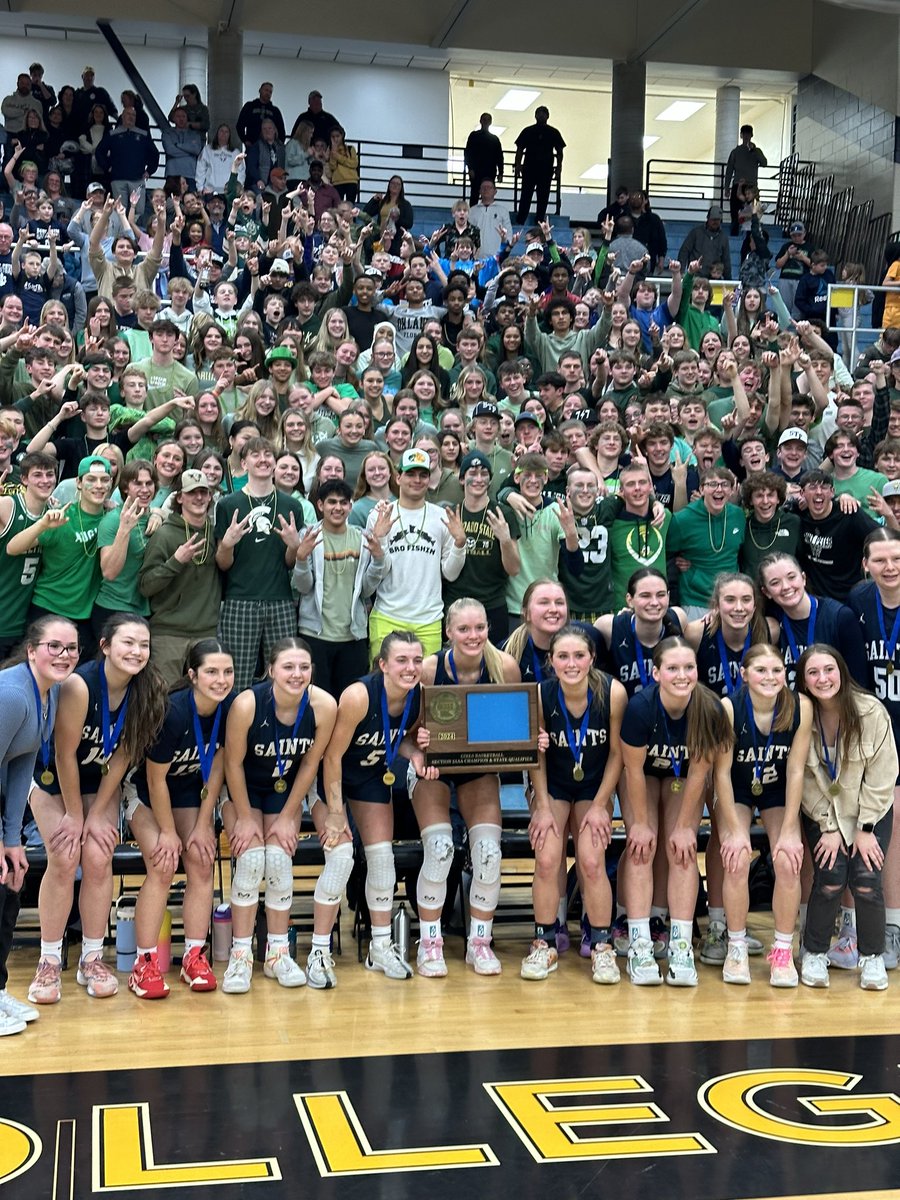 STPHSActivities's tweet photo. Girls complete the comeback and are headed to state!! https://t.co/6N6e3QQYK9