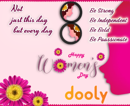 doolyindia's tweet photo. Happy Women's Day 
#womensday #dooly #internationalwomensday #women #passportagent #passportservic e #march8 https://t.co/sqCjQIdU3F