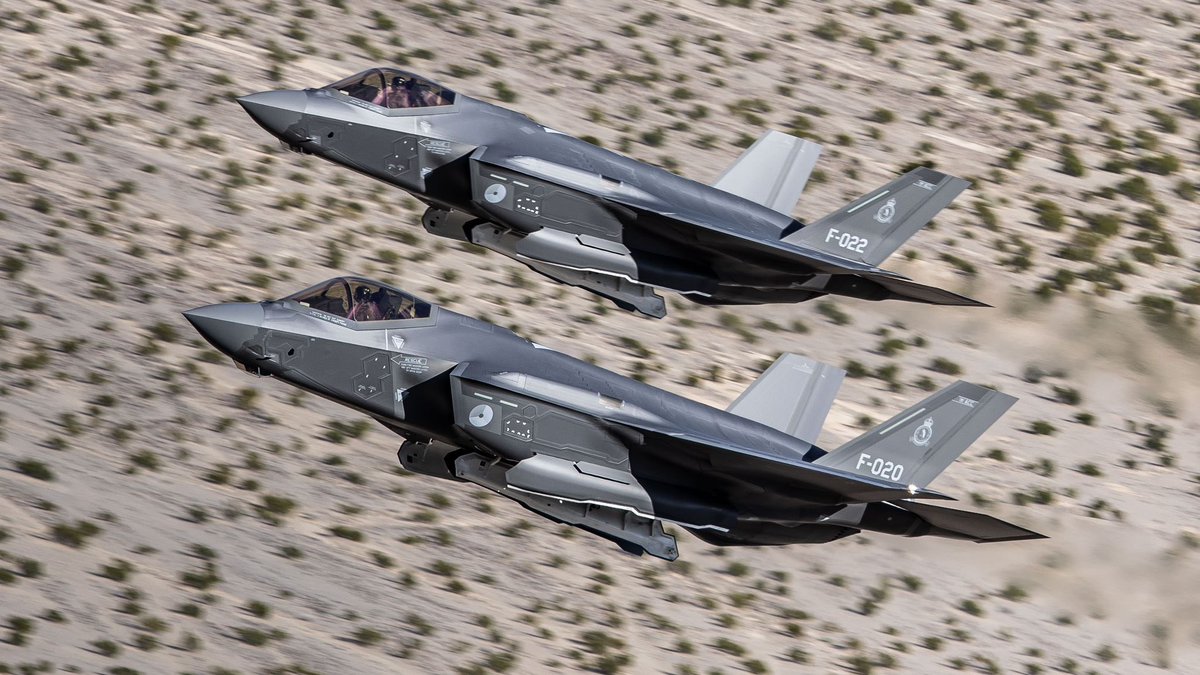 pbsmaal's tweet photo. Getting ready for the fight! Local training sorties to prep for RF, starting in 2 days. #fighttogether #airpower #f35 #322FS @VlbLeeuwarden @JuliettDelta15 https://t.co/4g40GA833o