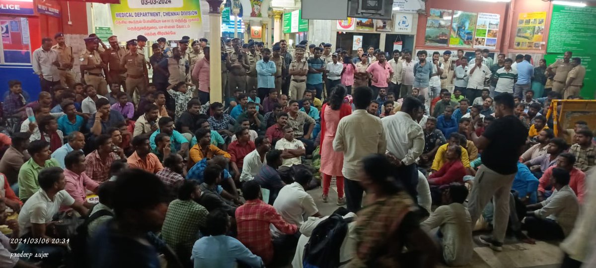 3rd day of  protest. 
Southern Zone course completed Act Apprentice continue their Protest for Justice.