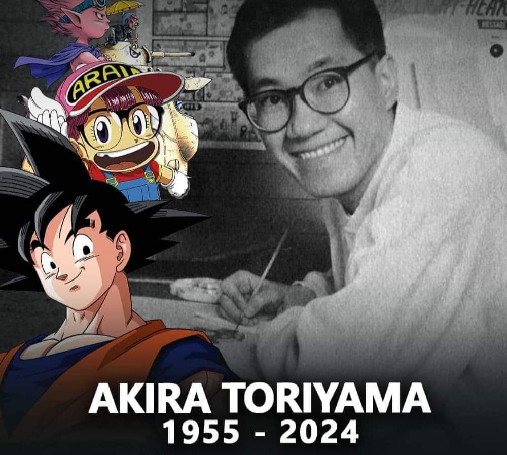 OficialAMIDCI's tweet photo. #AMIDCI El mundo del anime está de luto 📷📷
Reportan el fallecimiento de Akira Toriyama, creador de Dragon Ball. #AkiraToriyama https://t.co/mXXAailTiu