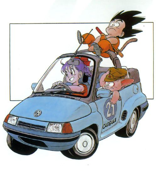 Akira Toriyama is one of the main reasons I love tiny cars. He really knew how to make driving a kei car look like a goofy fun adventure.