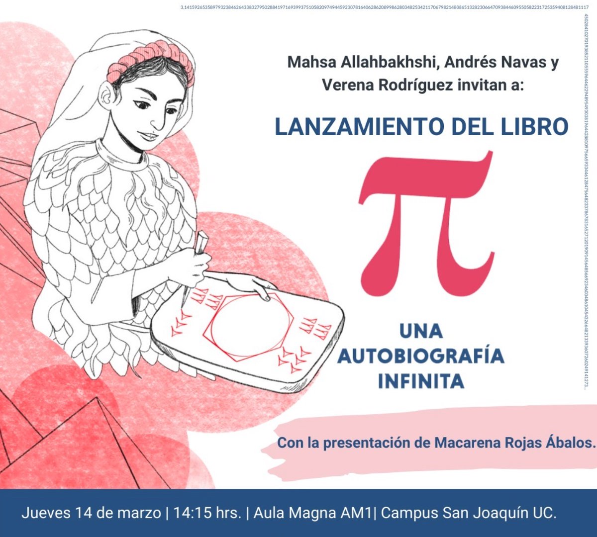 El próximo 14 de marzo se celebra el Día Internacional de las Matemáticas, y el Festival de Matemáticas estará colaborando con dos actividades masivas, una  en Valparaíso y la otra en Santiago. Ambas son abiertas a toda la comunidad. ¡Participen!

<a href="/SociedaddeMate1/">Sociedad de Matemática de Chile</a> <a href="/Sochiem_Chile/">Sociedad Chilena de Educación Matemática, Sochiem</a>