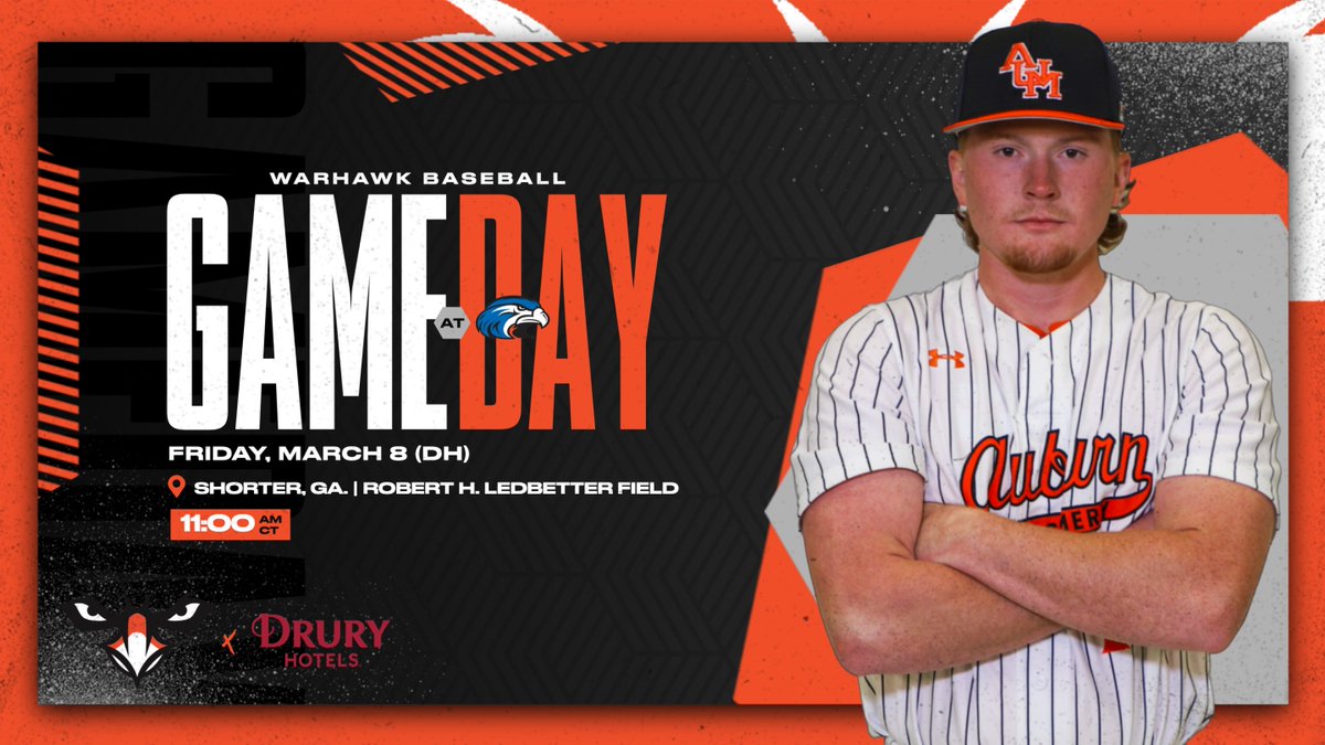Time for ✌️ to get the conference weekend started!

🆚: Shorter
📍: Rome, Ga.
🏟: Robert Ledbetter Field
⌚️: 11 AM CT
📺: bit.ly/3LzrHgT
📊: bit.ly/3pW9Qnh

#WeAreAUM