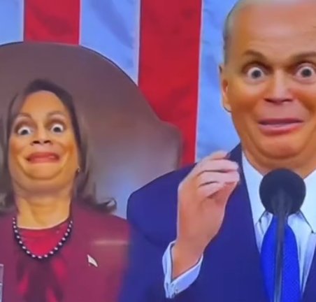 OneAndOnlyZel's tweet image. I think we all may have looked like this with ALL THE DAMN YELLING Biden did in his #SOTUspeech.
Good grief. 
#SOTU2024 
#SOTUinCrisis