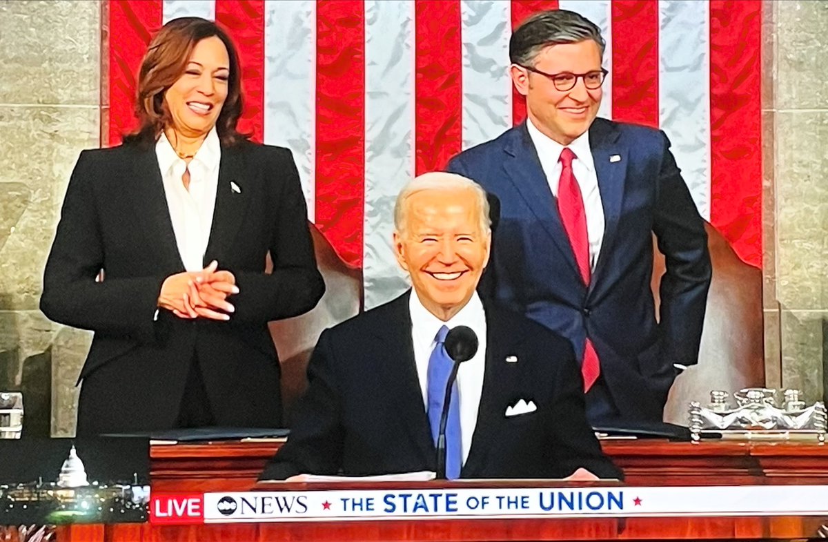 President Biden KNOCKED IT OUT OF THE PARK tonight! I am so proud to support him and I can’t WAIT to vote for him again! #FourMoreYears #GoJoe #PresidentBiden #VicePresidentHarris #BidenHarris2024 #SOTU #SOTU24 #JoeBiden #POTUS46 #ILoveHim ❤️🤍💙🇺🇸🇺🇸🇺🇸