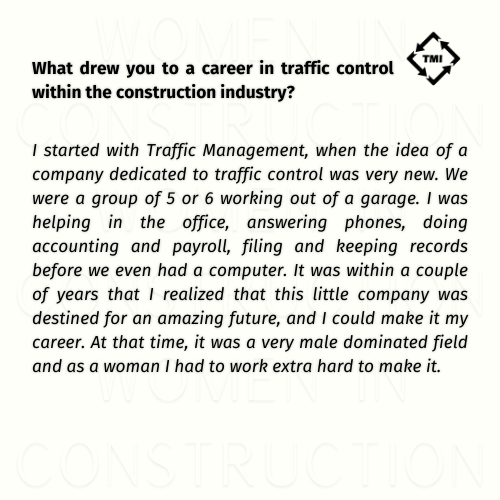 TMI_Safety's tweet photo. We're proud to celebrate a true pillar of our team, Sandra Valle, as part of Women in Construction Week. 🚧👷‍♀️ Joining us at the very beginning, nearly 30 years ago. Read her story here! https://t.co/oO5YuaPVM4

#WomenInConstruction #NAWIC #EmployeeSpotlight https://t.co/cYQflFV8EF