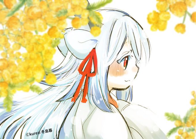 「bangs white kimono」 illustration images(Latest)