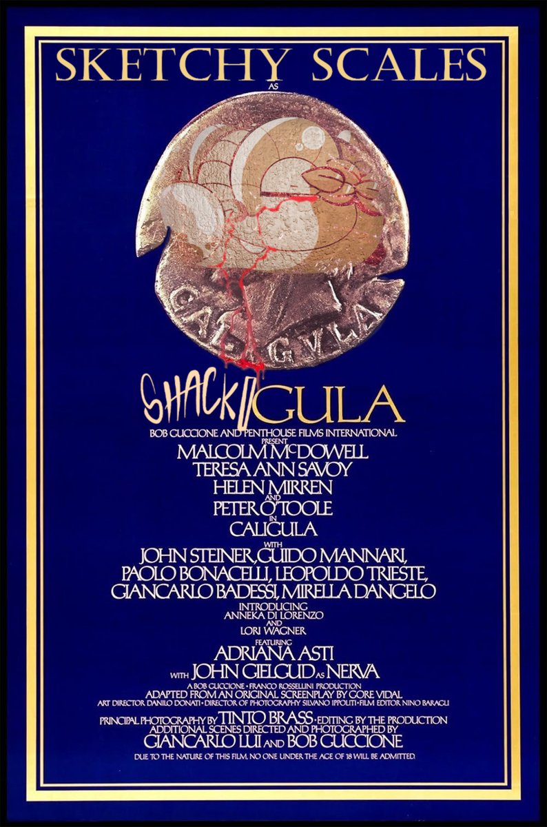 Before Caligula existed in 1979, there was Shack!gula.
Same idea minus the umm fist action, but all #862 wanted to do was eat grapes and blow bubbles 🤣