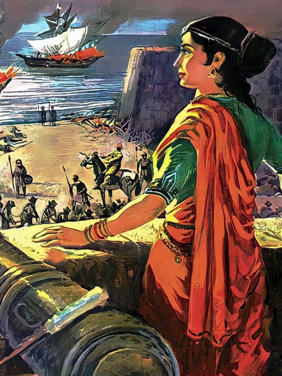 Veera Rani Abbakka Chowta ( 1540 -1625 CE ) 🚩⚔️

The Brave & Fearless Tuluva - Jain Warrior Queen of Ullal in Coastal Karnataka, is the first woman freedom fighter of India, who repeatedly defeated the Portuguese invaders and protected our land till her last breathe.

#WomensDay…