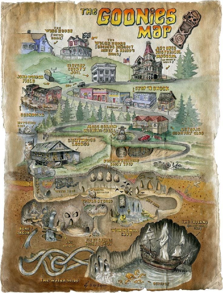グーニーズ マップ #GOONies