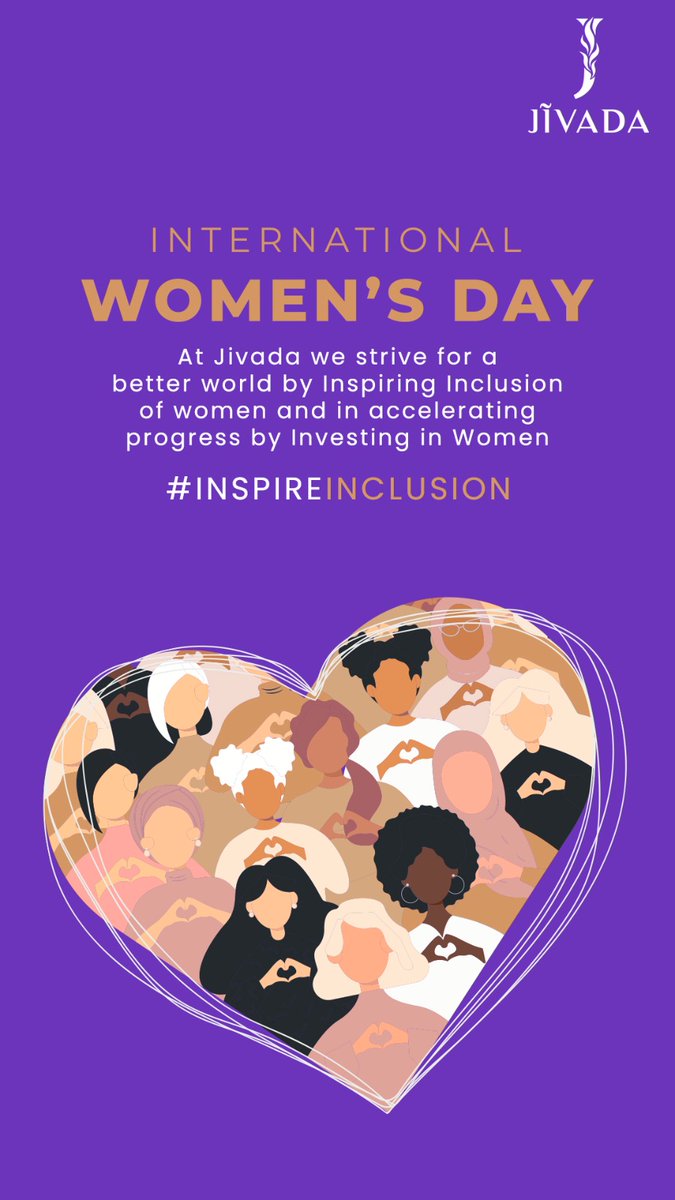 jivada_in's tweet image. At Jivada, we aspire to create a better world by fostering the inclusion of women and accelerating progress through investments in women.

#InternationalWomensDay2024
#InspireInclusion
#acceleratingprogress
#Empowerment
#jivada