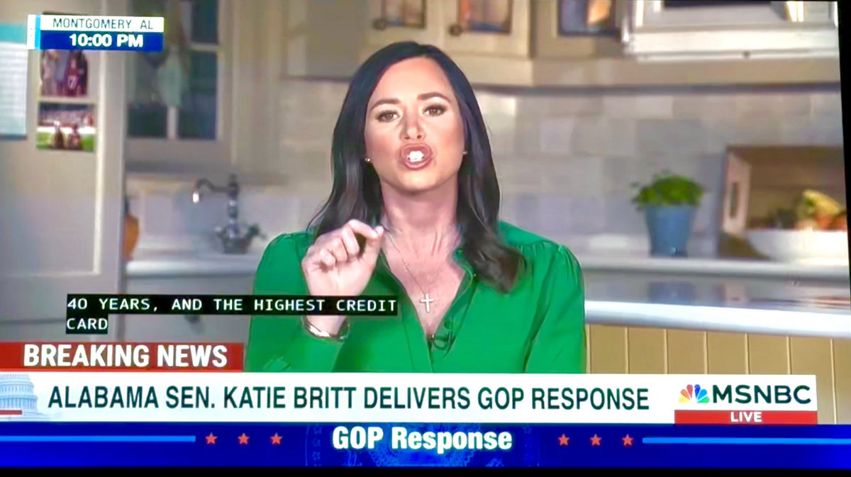 Congratulations Marco Rubio and Bobby Jindal! You are both no longer tied for having given the worst State of the Union Response speech of all time!

Meet the new champion!

Alabama <a href="/GOP/">GOP</a> Sen. Katie Britt. 

#GOPResponse 🎉🎉