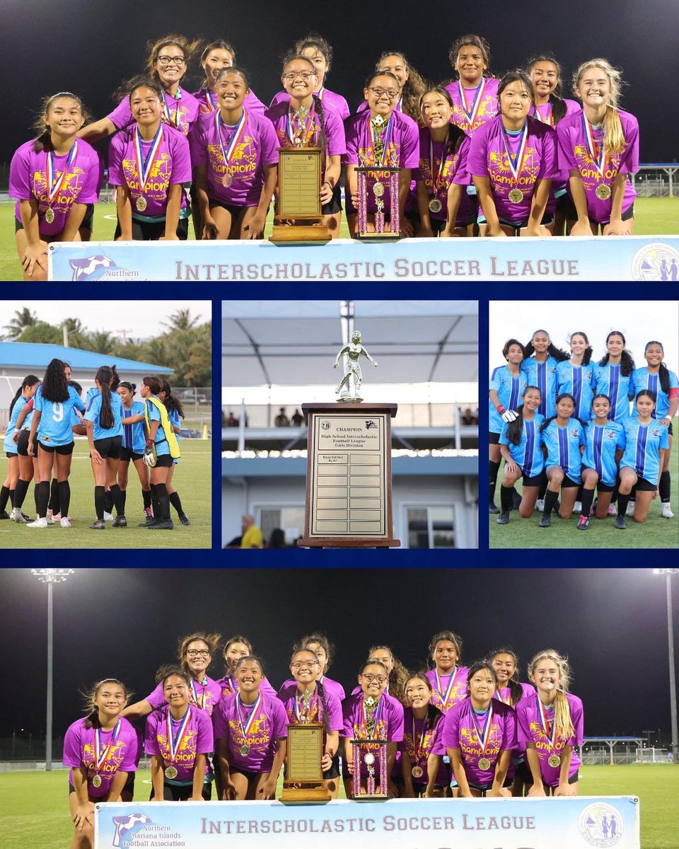 Congratulations to Saipan International School for winning SY 2023-2024 Girls High School Division Championship title of the NMIFA-PSS Interscholastic Soccer league last Thursday at the NMI Soccer Training Center in Koblerville. 

#studentsfirst💙💛