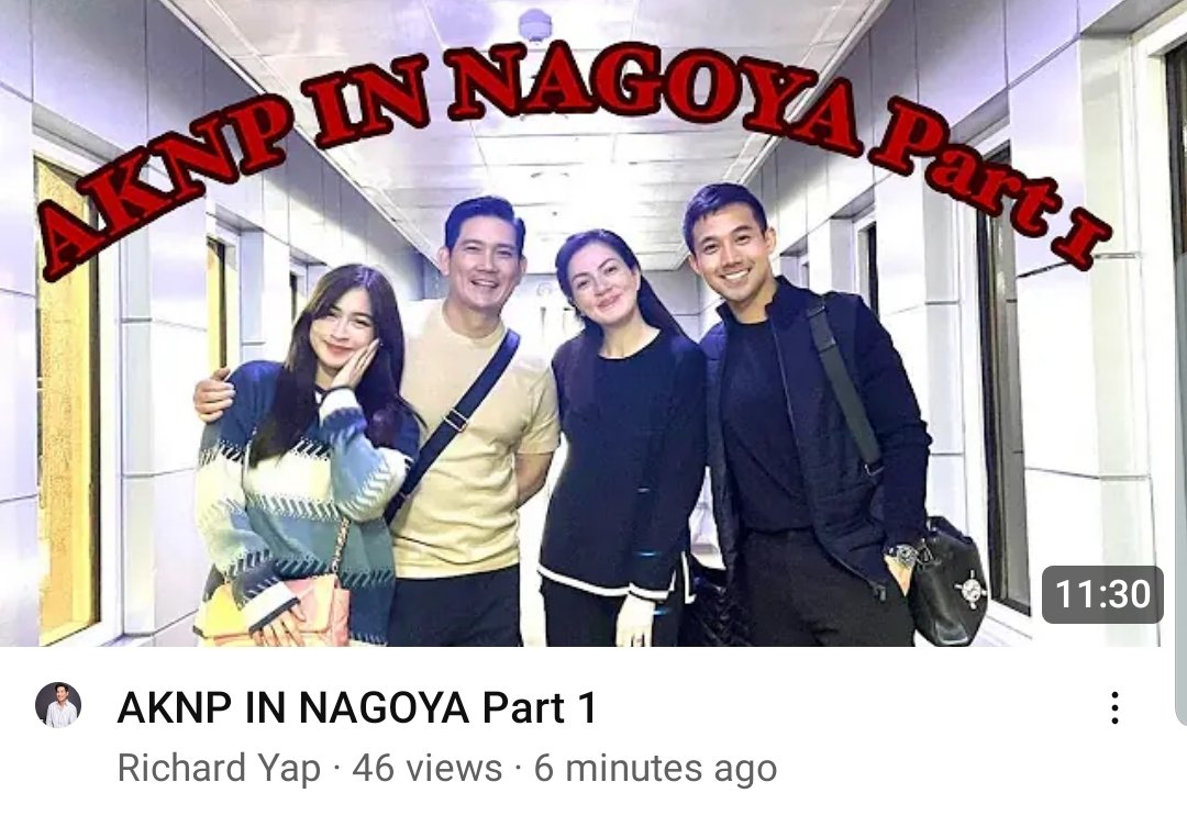 RiChennatiques's tweet photo. Finally!! New Vlog from Mr Richard Yap now up on his youtube channel. Check it out

https://t.co/O7RHlWll1g

#RichardYap #RYVlogs https://t.co/QDcpEKAUDm