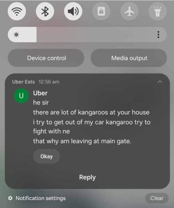 This is what Uber drivers in Australia have to deal with