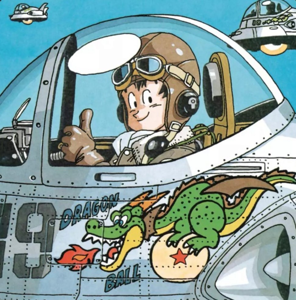 Something I always really loved about the world of Dragon Ball is how genuinely strange it is. High tech machines, hovercrafts, and time travel co-existing alongside dinosaurs. I adored how Toriyama used the volume covers to show these peculiar little slice-of-life scenes.