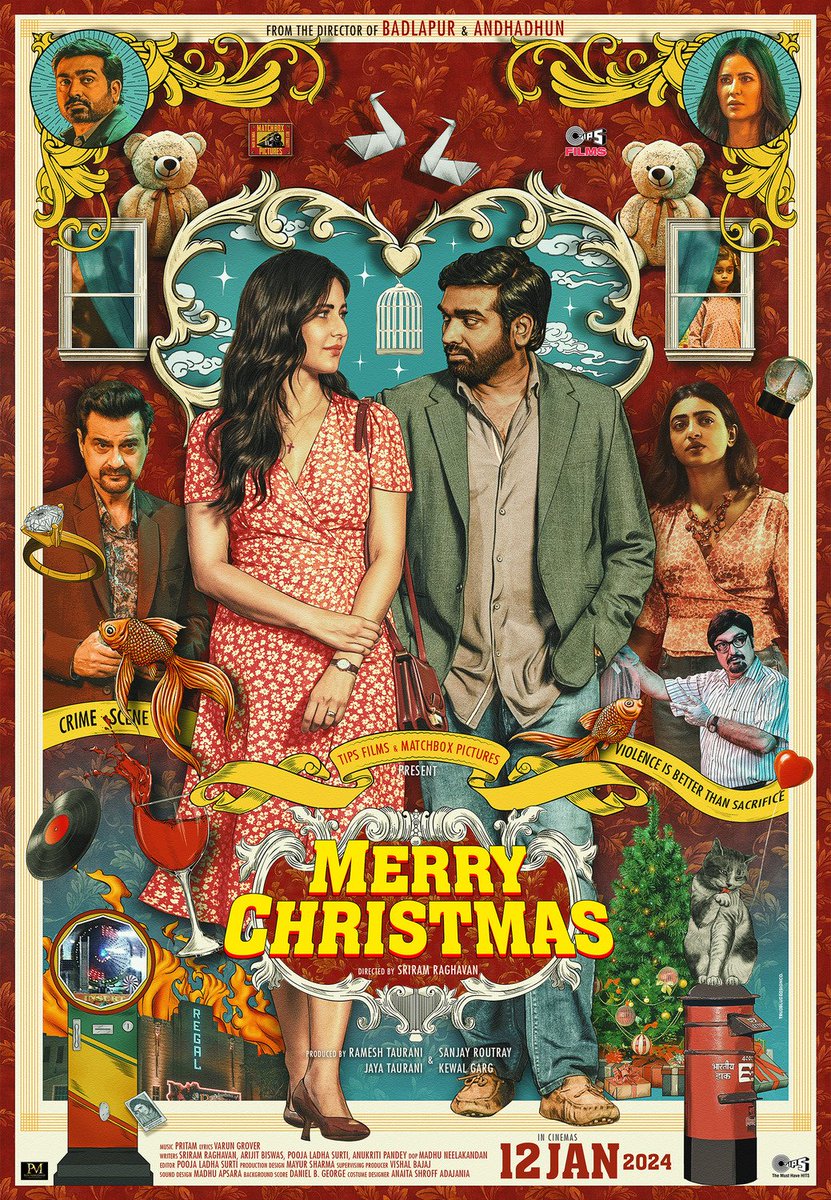 #MerryChristmas (2024) by #SriramRaghavan, ft. #KatrinaKaif @VijaySethuOffl @radhika_apte @SGayathrie #SanjayKapoor @pathakvinay @LukeKennyLIVE @AswiniKalsekar #PratimaKazmi @popinstyle & @Sahilwalavaid, out now on @NetflixIndia.

#PoojaLadhaSurti #ArijitBiswas @Kahaanikaar…