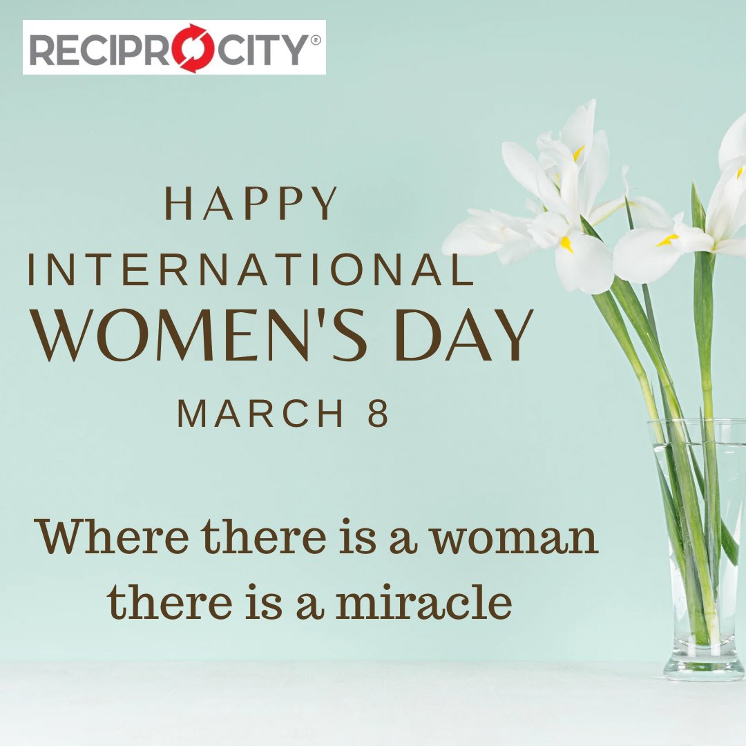 ReciprocityBiz's tweet image. &quot;Happy Women&apos;s Day to all the incredible women out there! 

Today, let&apos;s also take a moment to thank the amazing men who support, empower, and encourage us every step of the way. Together, we&apos;re making the world a better place! 💪

 #WomensDay #Empowerment&quot;