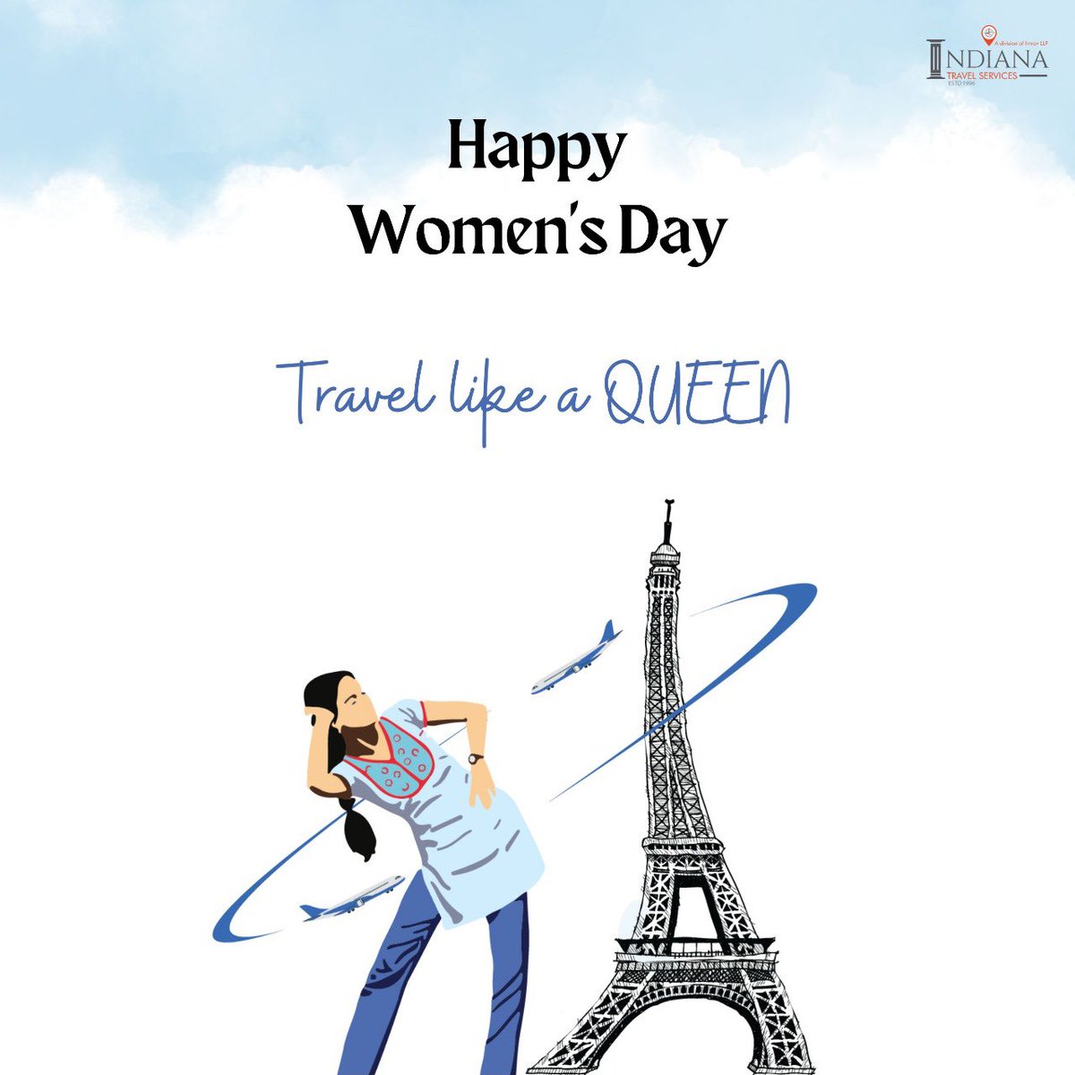 TravelByIndiana's tweet photo. Empowering women to explore the world one journey at a time. Happy International Women's Day

#womenempowerment #womensday #travel #explore #journey #world https://t.co/b7gCEm72ku