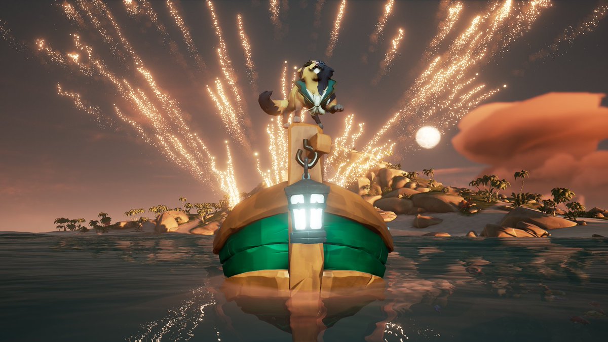 🐈🚣‍♂️

#SoTShot Theme: Radical Rowboats  
#SeaOfThieves <a href="/SeaOfThieves/">Sea of Thieves</a>