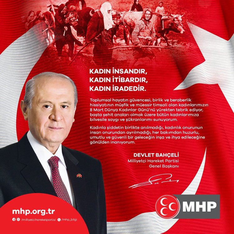 KADIN İNSANDIR,
KADIN İTİBARDIR,
KADIN İRADEDİR.