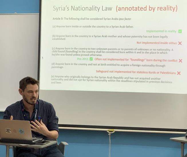 Had an opportunity to present on some of my PhD research “#Syria’s Changing Statelessness Landscape” at the World Conference on #Statelessness in Kuala Lumpur last week.