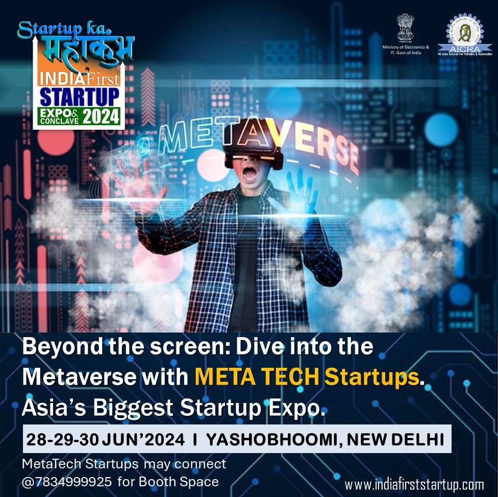 Startup Mahakumbh 5.0 (@startupsmission) on Twitter photo ๐๐ง๐ฅ๐จ๐๐ค๐ข๐ง๐ ๐ง๐๐ฐ ๐ฐ๐จ๐ซ๐ฅ๐๐ฌ: ๐๐ก๐ ๐๐ฎ๐ญ๐ฎ๐ซ๐ ๐จ๐ ๐ข๐ฆ๐ฆ๐๐ซ๐ฌ๐ข๐จ๐ง ๐ข๐ฌ ๐ก๐๐ซ๐!
Are you ready to showcase your groundbreaking Meta solutions to the world?
Secure your space, connect @7834999925 for more details or visitย indiafirststartup.com ๐๐ง๐ฅ๐จ๐๐ค๐ข๐ง๐ ๐ง๐๐ฐ ๐ฐ๐จ๐ซ๐ฅ๐๐ฌ: ๐๐ก๐ ๐๐ฎ๐ญ๐ฎ๐ซ๐ ๐จ๐ ๐ข๐ฆ๐ฆ๐๐ซ๐ฌ๐ข๐จ๐ง ๐ข๐ฌ ๐ก๐๐ซ๐!
Are you ready to showcase your groundbreaking Meta solutions to the world?
Secure your space, connect @7834999925 for more details or visitย indiafirststartup.com