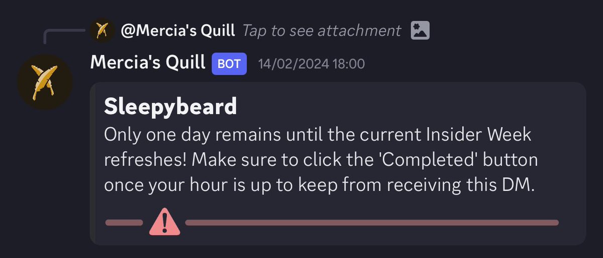 Did you know that you can get alerts for your #SeaOfThieves Insider hour so you don’t forget every week? 👀