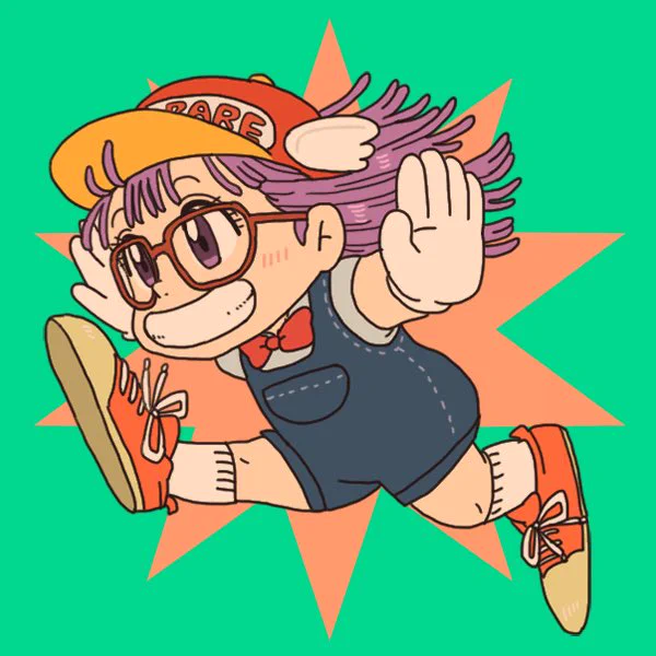 すごい前だけど描いたファンアート。アラレちゃんは見ないで描いたけど、描けちゃうキャラクターデザインなのよ、、あぁ…… 