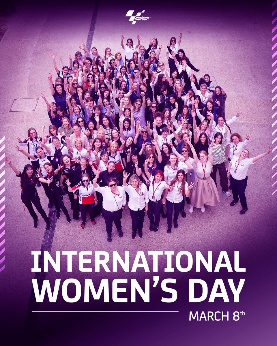 Our driving force from within  💪 

To all of the hard-working women who make #MotoGP possible with passion and dedication  💜 

Happy #InternationalWomensDay!