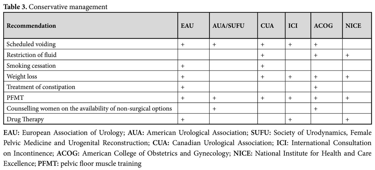new_urology's tweet photo. Guideline of Guidelines; Current Approaches for the Diagnosis and Conservative Treatment of Stress Urinary Incontinence by @mugeeeker and @senad34 @bezmialem #pelvicfloor #urinaryincontinence #stress  @new_urology https://t.co/OOQVoPnQ4J https://t.co/tUg2Ccm06t