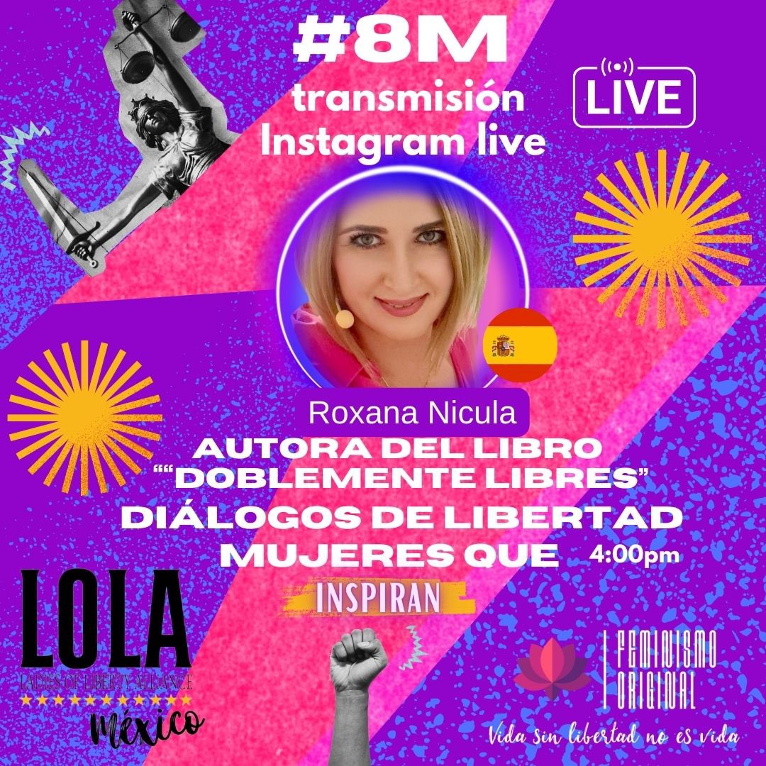 FeminismoOrigi1's tweet photo. Mañana no se pierdan a través de nuestra cuenta de #Instagram o de la cuenta de #LOLAmx la transmisión en vivo entrevistando a la senadora @IndiraKempis y @marcelareynoso a demás de un mensaje desde España 🇪🇸 de @roxananicula no se lo pierdan. #FeminismoOriginal #8M 💛💜💚 https://t.co/PjjLLlxVot