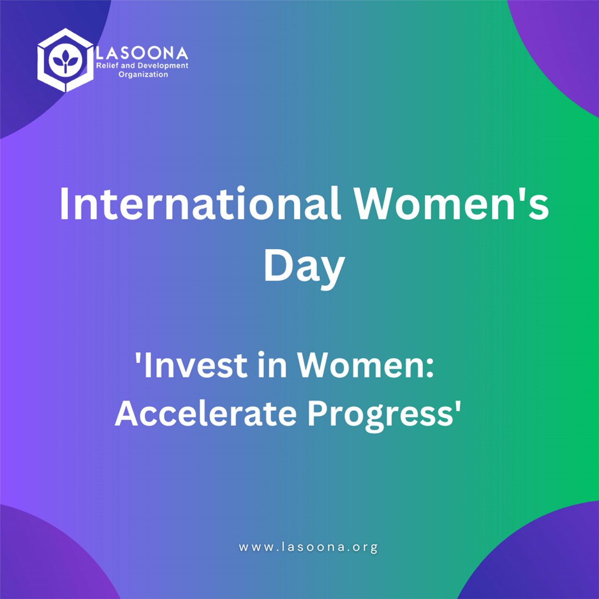 LASOONA_NGO's tweet photo. ๐ Happy International Women's Day 2024!
@LASOONA_NGO believe in the #powerofwomen to #drivepositivechange and #accelerateprogress. Together, let's build a workplace and community where everyone, #regardlessofgender, feels #respected & #valued.
#EmpowerWomen #IWD2023 https://t.co/A4GrEGI5mS