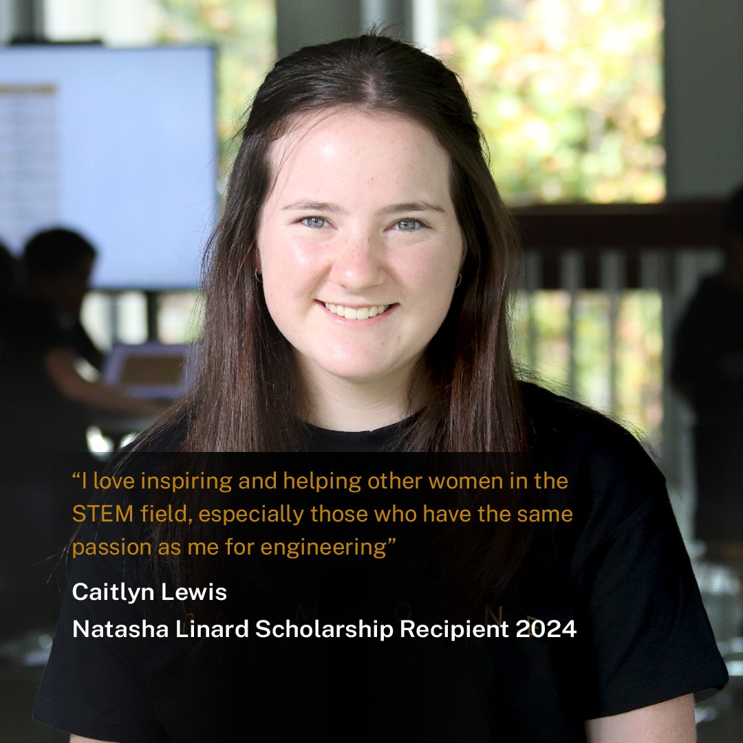 This #IWD we are pleased to announce that #Engineeringstudents Nikki Ballinger and Caitlyn Lewis are the recipients of the ANU College of Engineering, Computing and Cybernetics Natasha Linard Scholarship for Women and Technology for 2024.