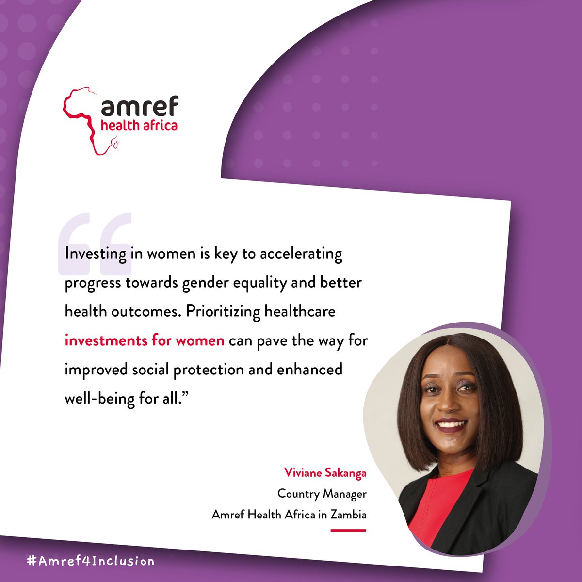 Amref_Worldwide's tweet photo. Prioritizing investment in women's healthcare is essential to promote gender equality and improve overall health outcomes. Investing in women empowers them to lead healthier lives, make meaningful contributions to their communities, and build a more equitable society for all. #InspireInclusion #Amref4Inclusion #InternationalWomensDay @unwomenafrica @UN_Women @covaw @WHO @UNICEF @UNFPA @womensday @womeninGH @womenlifthealth