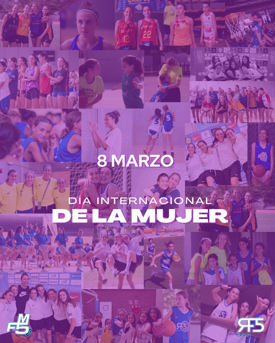 🏀 Celebramos el Día Internacional de la Mujer destacando el papel fundamental que las mujeres desempeñan tanto en el mundo del deporte, como en la sociedad en general. ¡Juntas nos inspiramos! 💜 ¡Feliz Día de la Mujer! #Campus #martafernández #baloncesto #díadelamujer