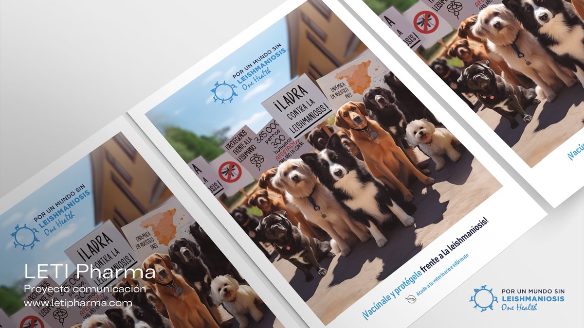 LetiFend®, de Leti Pharma, hace posible la vacunación de animales susceptibles a contraer la Leishmaniosis. 🐕

🎨 Neorg llevó a cabo el diseño del cartel de la campaña 'Por un mundo sin Leishmaniosis' buscando aspectos reivindicativos ante una enfermedad endémica.

#ByNeorg