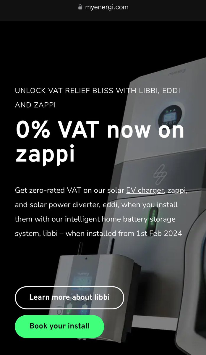 PeoplesTariff's tweet image. This is amazing :) 0% VAT @myenergiuk @StopBSCampaign #stopBS #renewableenergy #solarpower #solarevcharging #myenergiuk