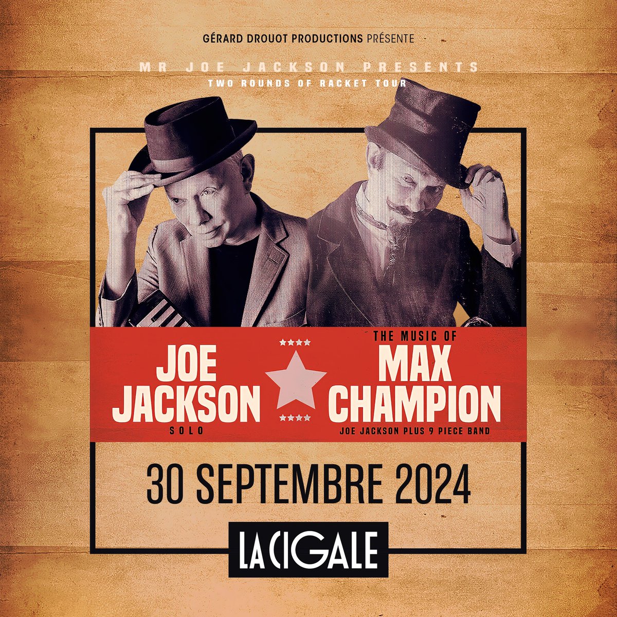 Retrouvez @JoeJacksonMusic pour un concert exceptionnel à La Cigale le 30 septembre 2024 🤩 🎫 Prévente GDP : mercredi 13 mars à 11h