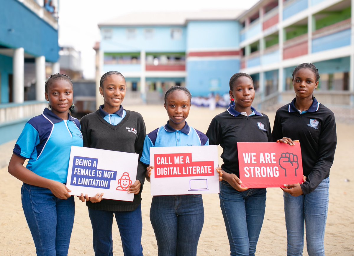 Tech4DevHQ's tweet photo. Stay tuned for more updates as we continue to pave the way for a future where every girl child has the opportunity to succeed in the world of technology.

#InternationalWomenMonth #STEM #EmpoweringEveryGirlChild #DigitalAdvocacy #TechGirlsDrive #Tech4Dev https://t.co/YXnfBrNMpo