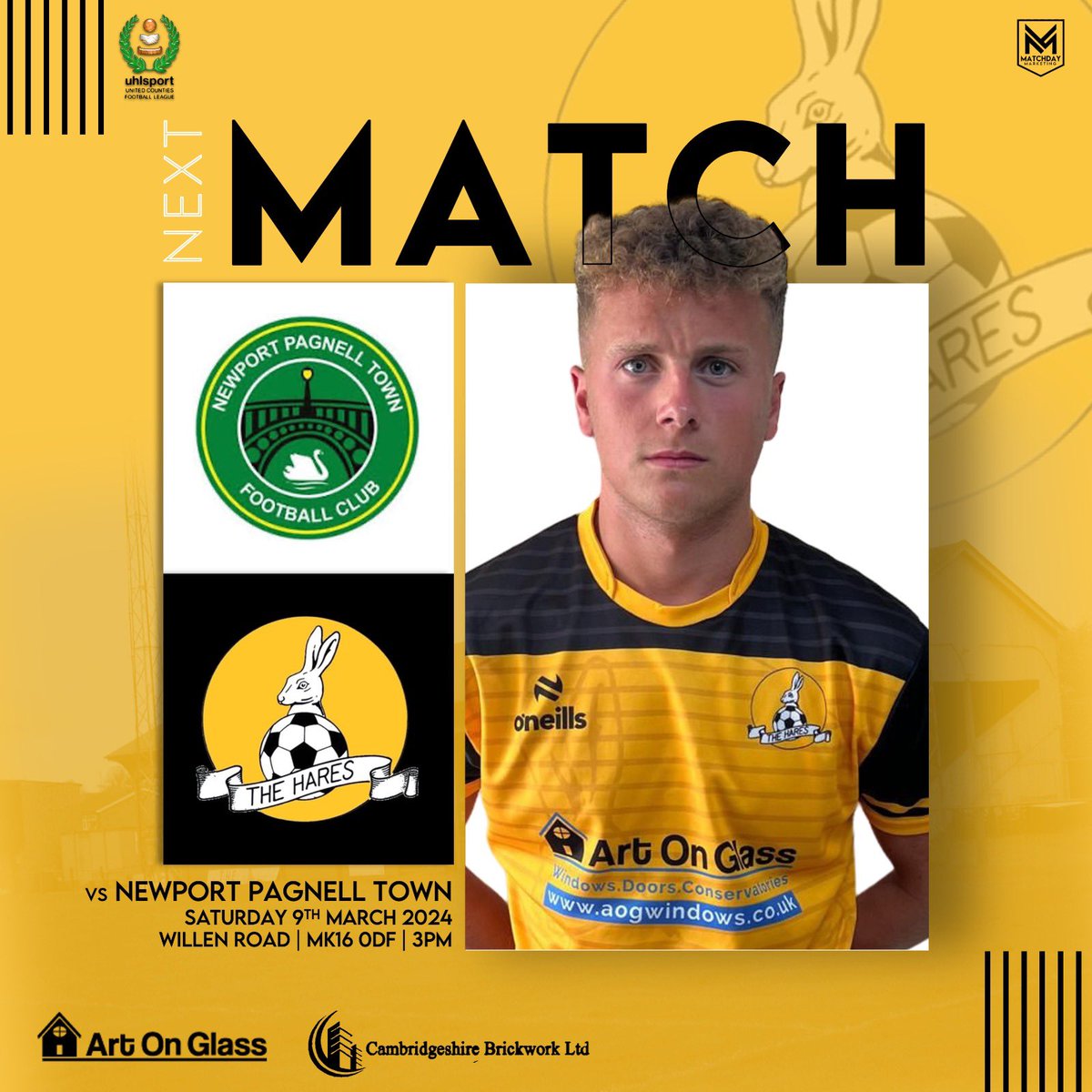 March Town FC (@marchtownfc) on Twitter photo ⚽️🔶🔶⚽️ MATCH DAY 38 ⚽️🔶🔶⚽️
Tomorrow we travel to <a href="/nptfc/">Newport Pagnell Town FC</a> in the <a href="/utdcos/">UCL</a>
🆚 <a href="/nptfc/">Newport Pagnell Town FC</a>
📆 Saturday 9th March
🏟️ Willen Road MK16 0DF
🏆 <a href="/utdcos/">UCL</a>
⏰ 15.00 Kick-off
🍺 Bar Open
💷 Adults £8, Cons £6, Kids £2 ⚽️🔶🔶⚽️ MATCH DAY 38 ⚽️🔶🔶⚽️
Tomorrow we travel to <a href="/nptfc/">Newport Pagnell Town FC</a> in the <a href="/utdcos/">UCL</a>
🆚 <a href="/nptfc/">Newport Pagnell Town FC</a>
📆 Saturday 9th March
🏟️ Willen Road MK16 0DF
🏆 <a href="/utdcos/">UCL</a>
⏰ 15.00 Kick-off
🍺 Bar Open
💷 Adults £8, Cons £6, Kids £2