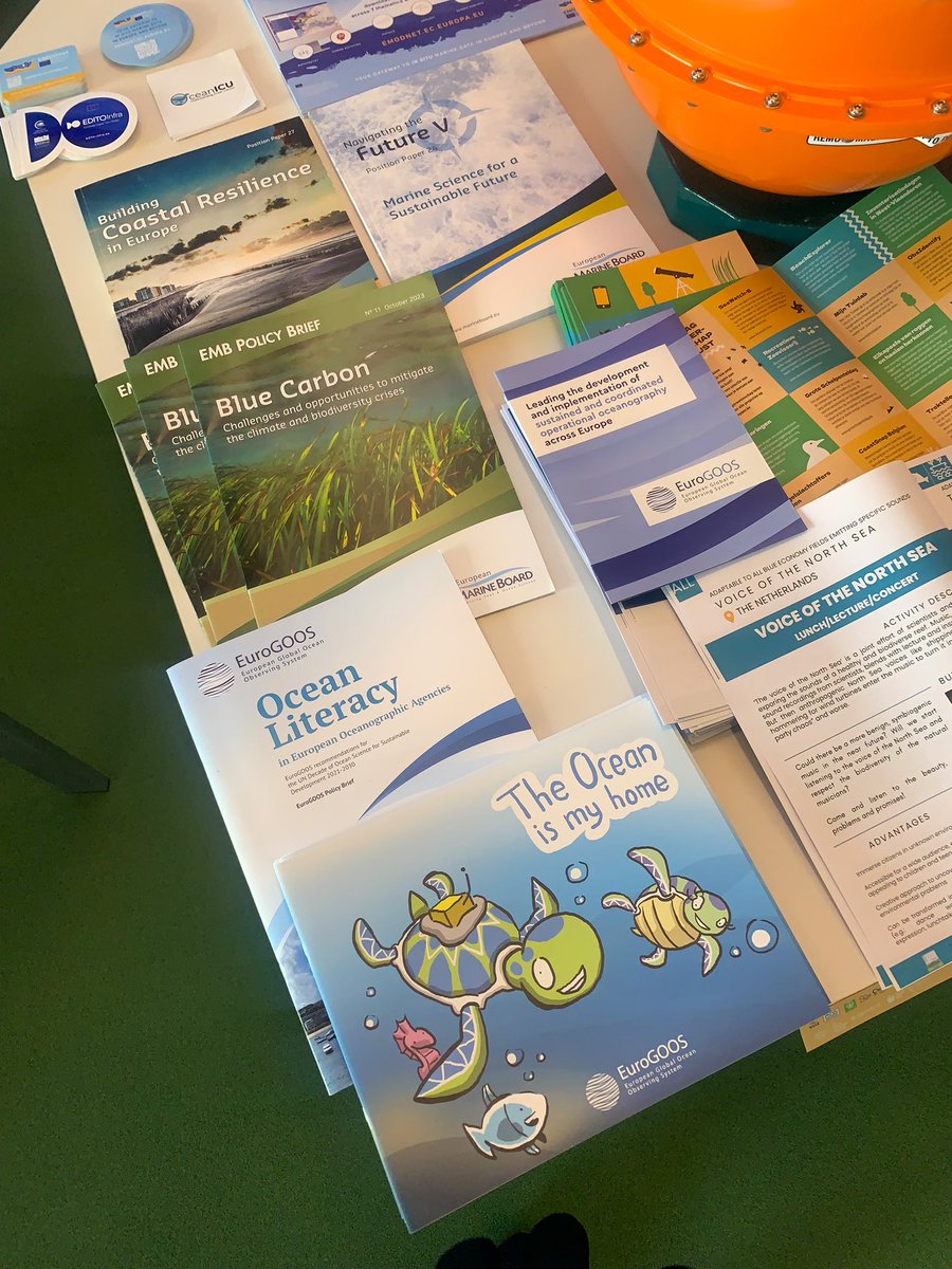 We are with #EU4Ocean & many European & international colleagues at the #EUOceanDays #OceanLiteracy in Action conference! Visit our joint stand to discover oceanographic work, play with #oceanobserving tools, or pick up your copy of @dina_ep’s child book 💙#EuropeanOceanDays #IWD